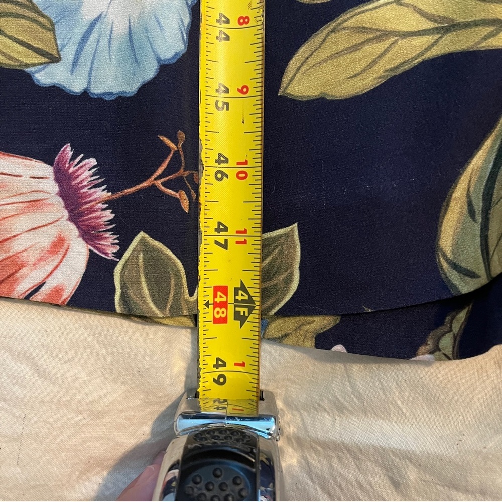 ANN TAYLOR Floral Print Maxi Dress, Size 12, BEAUTIFUL COLOURS, Fall Wedding - Picture 10 of 12